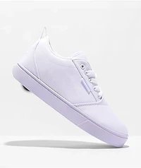 Heelys Pro 20 Canvas White Wheeled Skate Shoes