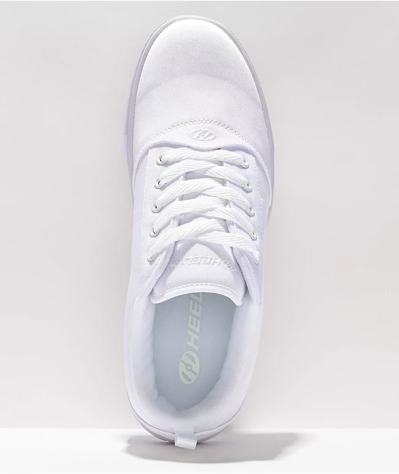 Heelys Pro 20 White Canvas Shoes