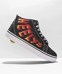 Heelys Racer 20 Mid Black, White & Red Shoes