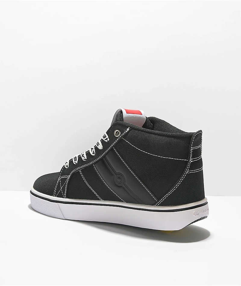 Heelys Racer 20 Mid Black, White & Red Shoes