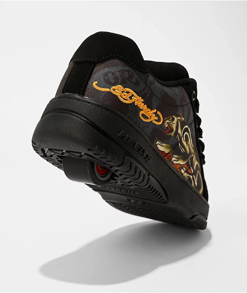 Heelys x Ed Hardy Kids Kolect Panther Black Shoes