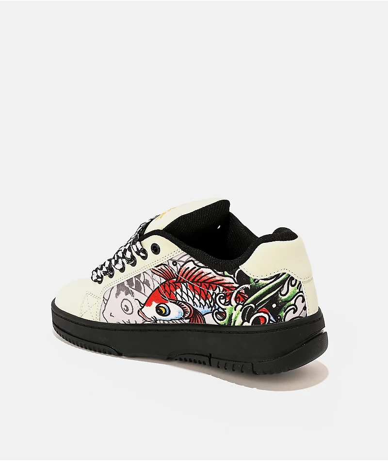 Heelys x Ed Hardy Kolect Koi Grey Shoes