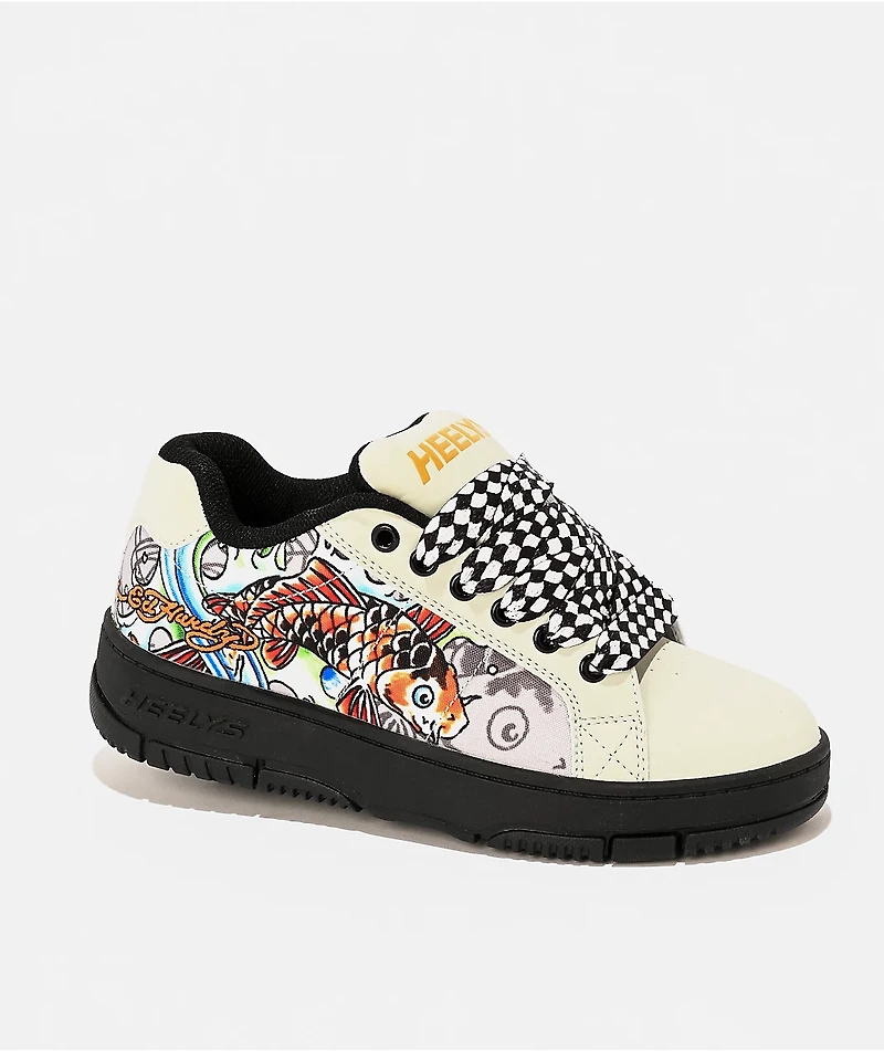 Heelys x Ed Hardy Kolect Koi Grey Shoes
