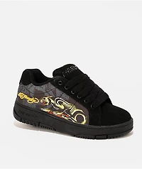 Heelys x Ed Hardy Kolect Panther Black Shoes