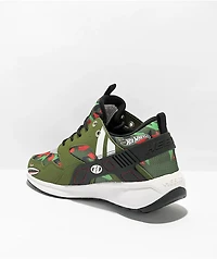 Heelys x Hot Wheels Force Green, Red, & Black Shoes