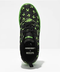 Heelys x Minecraft Creeper Pro 20 Black & Green Shoes