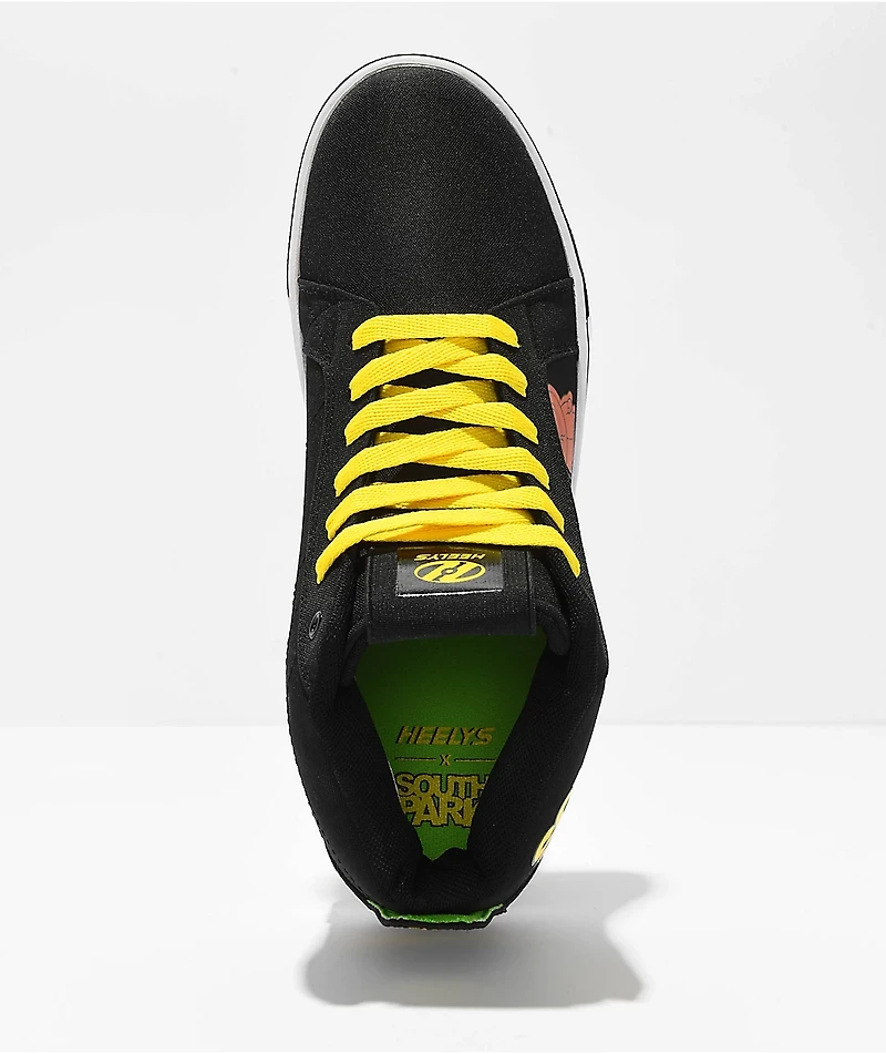 Heelys x South Park Racer Mid Black & Yellow Shoes