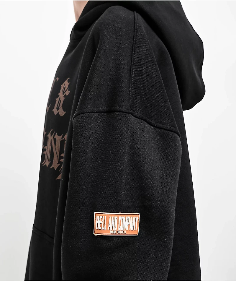 Hell & Company Brain Case Black Hoodie