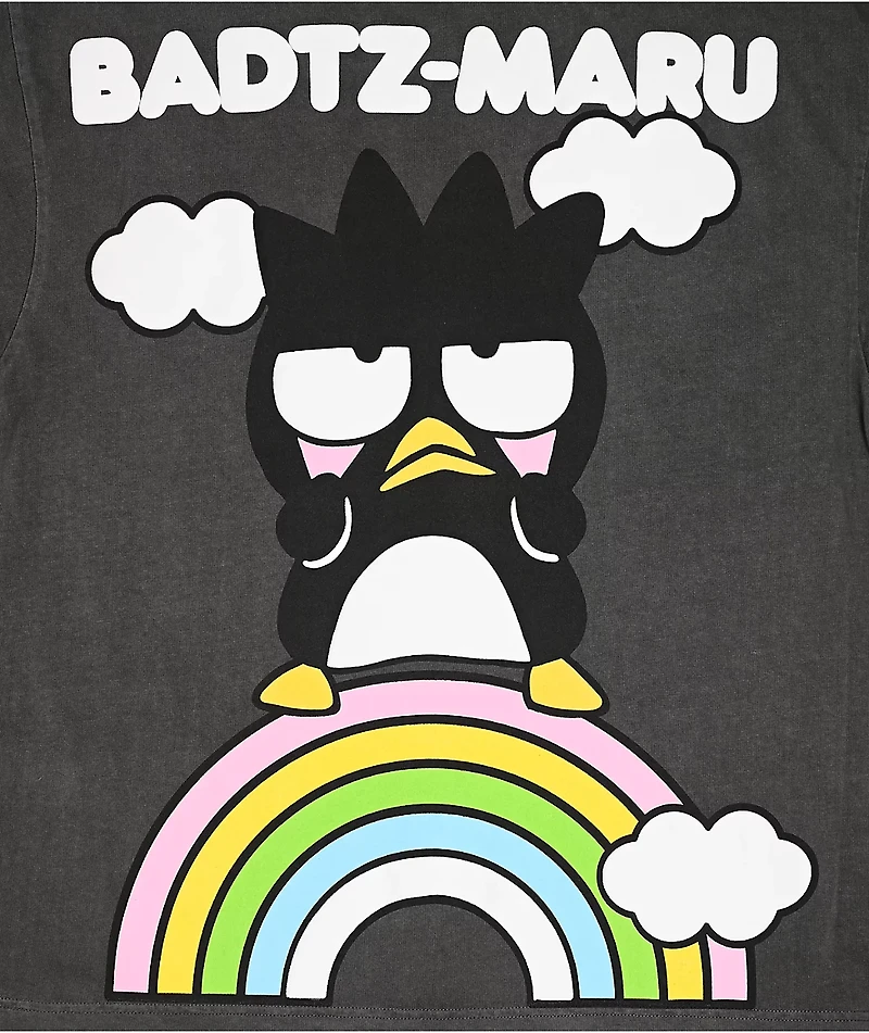 Hello Kitty® & Friends | A.LAB Badtz-maru™ Over The Rainbow Vintage Black T-Shirt