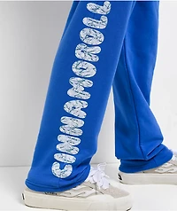 Hello Kitty® & Friends | A.LAB Cinnamoroll™ Camo Puffer Blue Sweatpants