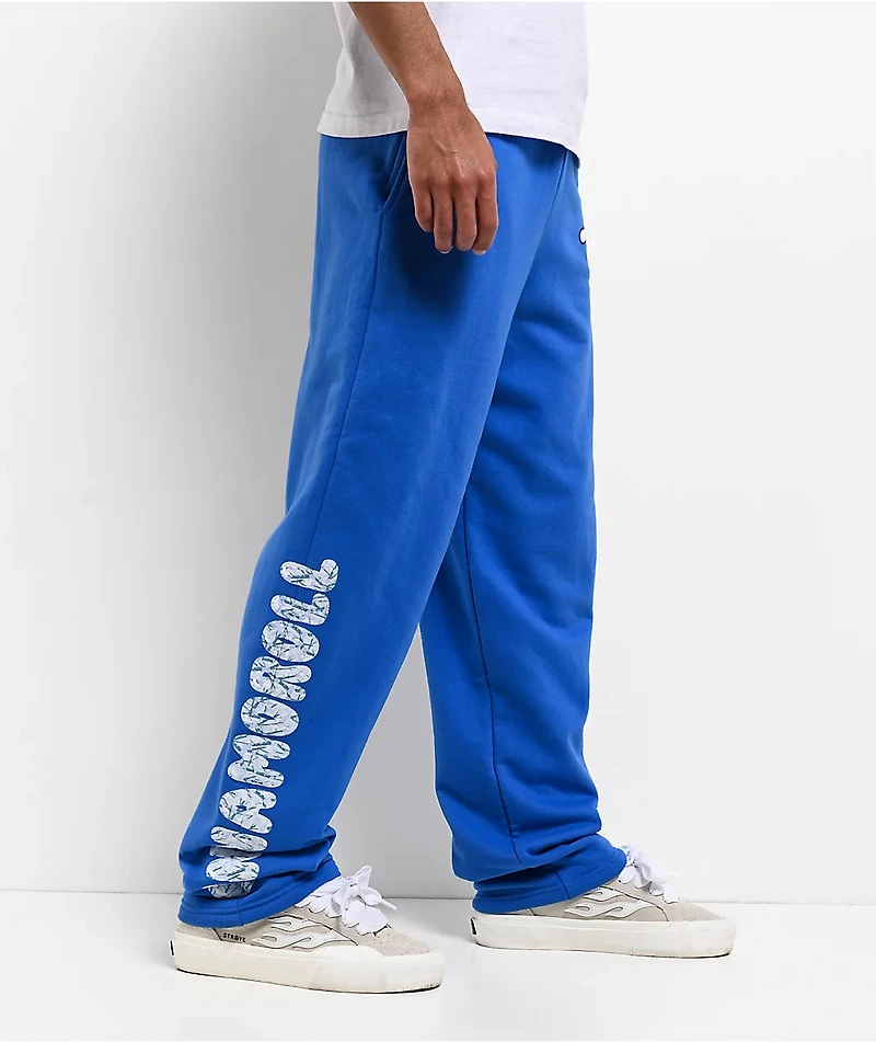 Hello Kitty® & Friends | A.LAB Cinnamoroll™ Camo Puffer Blue Sweatpants