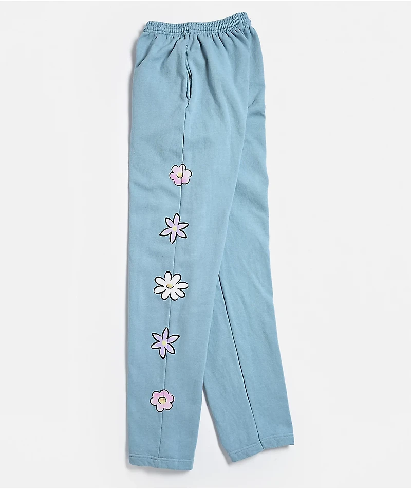Hello Kitty® & Friends | A.LAB Cinnamoroll™ Pink Ribbon Blue Sweatpants