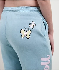Hello Kitty® & Friends | A.LAB Cinnamoroll™ Pink Ribbon Blue Sweatpants