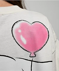 Hello Kitty® & Friends | A.LAB Cinnamoroll™ Pink Ribbon White T-Shirt