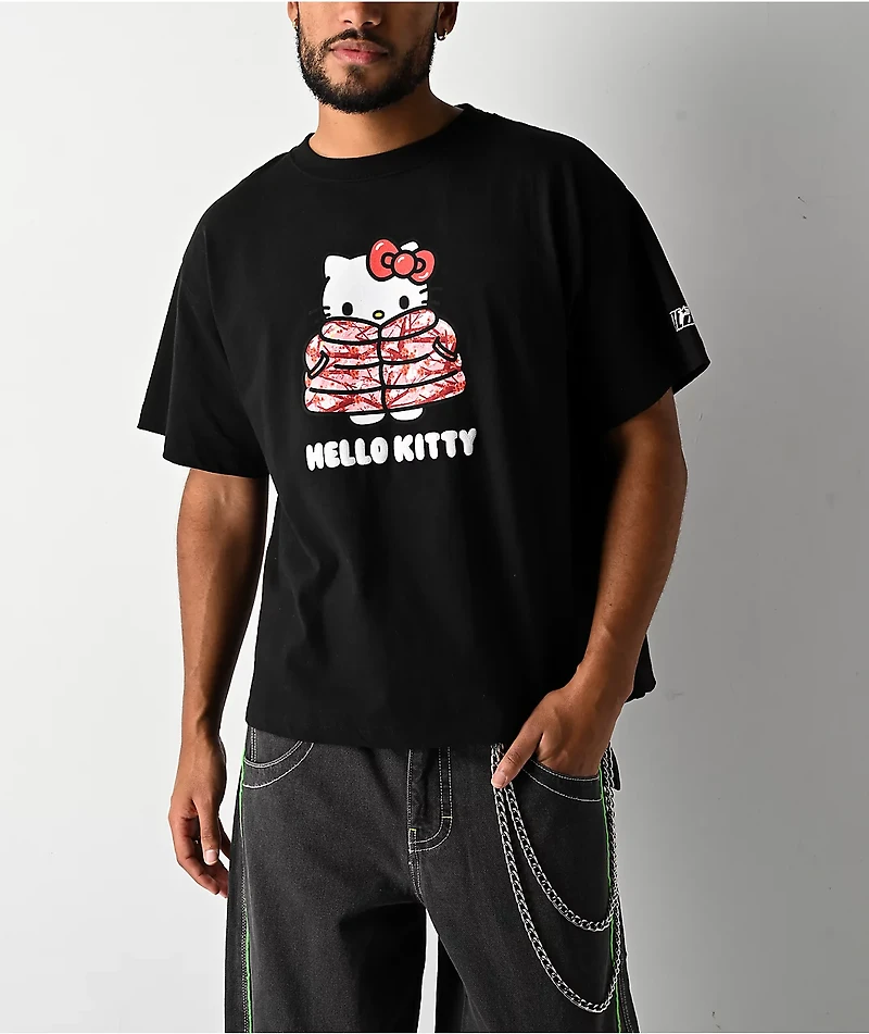 Hello Kitty® & Friends | A.LAB Hello Kitty® Camo Puffer Black T-Shirt