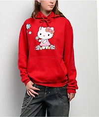 Hello Kitty® & Friends | A.LAB Hello Kitty® Pink Ribbon Red Hoodie