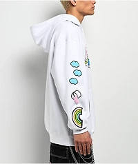 Hello Kitty® & Friends | A.LAB Hello Kitty Over The Rainbow White Hoodie