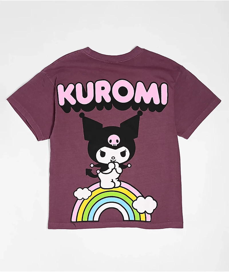 Hello Kitty® & Friends | A.LAB Kuromi™ Over The Rainbow Purple T-Shirt