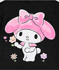 Hello Kitty® & Friends | A.LAB My Melody™ Pink Ribbon Black T-Shirt