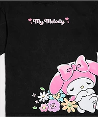 Hello Kitty® & Friends | A.LAB My Melody™ Pink Ribbon Black T-Shirt