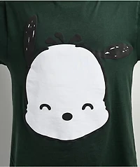 Hello Kitty® & Friends | A.LAB Pochacco™ Over The Rainbow Green T-Shirt