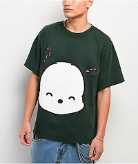 Hello Kitty® & Friends | A.LAB Pochacco™ Over The Rainbow Green T-Shirt