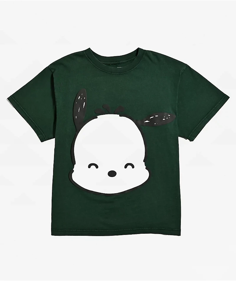 Hello Kitty® & Friends | A.LAB Pochacco™ Over The Rainbow Green T-Shirt
