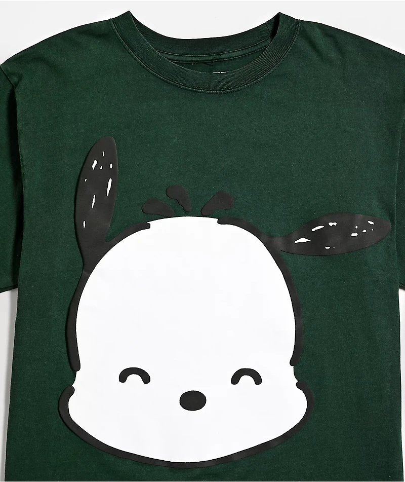 Hello Kitty® & Friends | A.LAB Pochacco™ Over The Rainbow Green T-Shirt