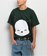 Hello Kitty® & Friends | A.LAB Pochacco™ Over The Rainbow Green T-Shirt