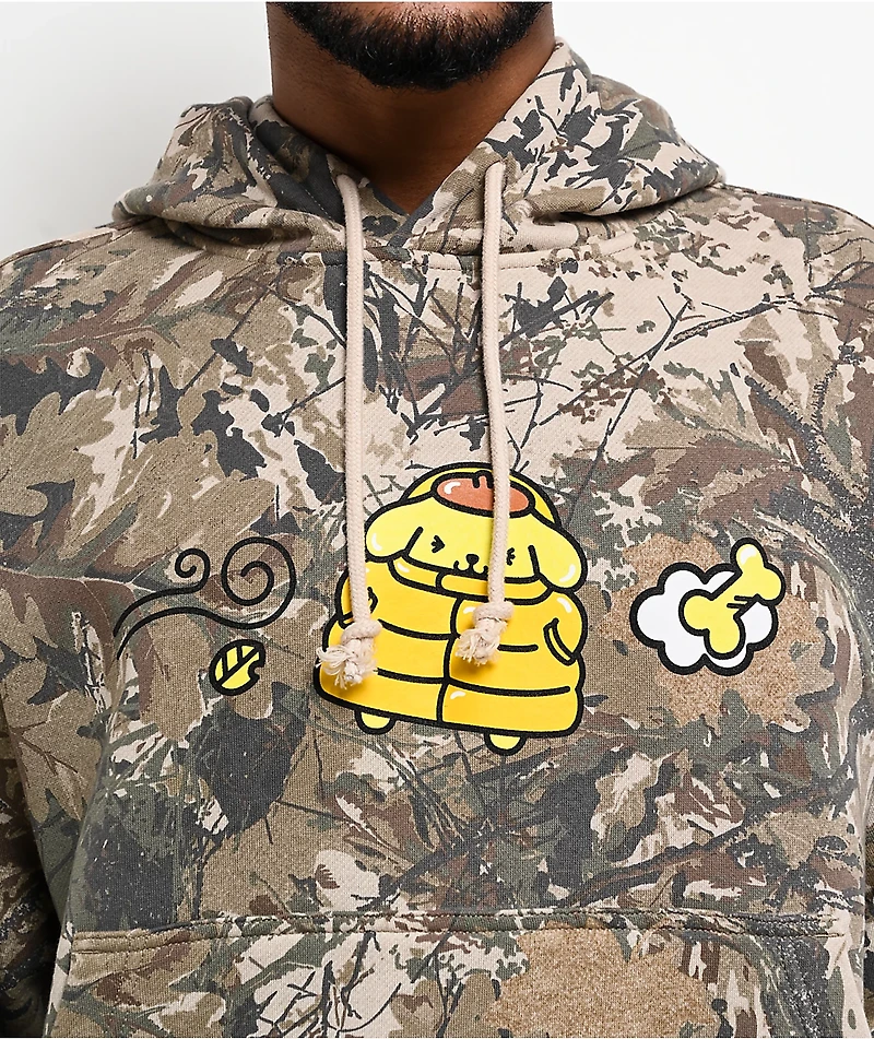 Hello Kitty® & Friends | A.LAB Pompompurin™ Camo Puffer Hoodie