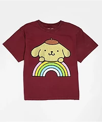 Hello Kitty® & Friends | A.LAB Pompompurin™ Over The Rainbow Brown T-Shirt