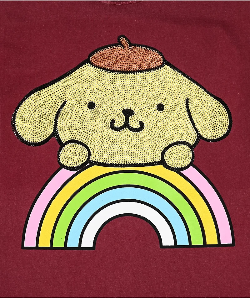 Hello Kitty® & Friends | A.LAB Pompompurin™ Over The Rainbow Brown T-Shirt