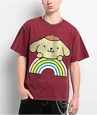 Hello Kitty® & Friends | A.LAB Pompompurin™ Over The Rainbow Brown T-Shirt