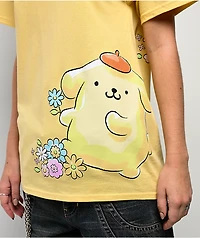 Hello Kitty® & Friends | A.LAB Pompompurin™ Pink Ribbon Yellow T-Shirt
