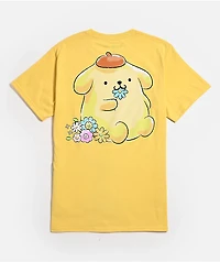 Hello Kitty® & Friends | A.LAB Pompompurin™ Pink Ribbon Yellow T-Shirt