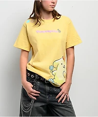 Hello Kitty® & Friends | A.LAB Pompompurin™ Pink Ribbon Yellow T-Shirt