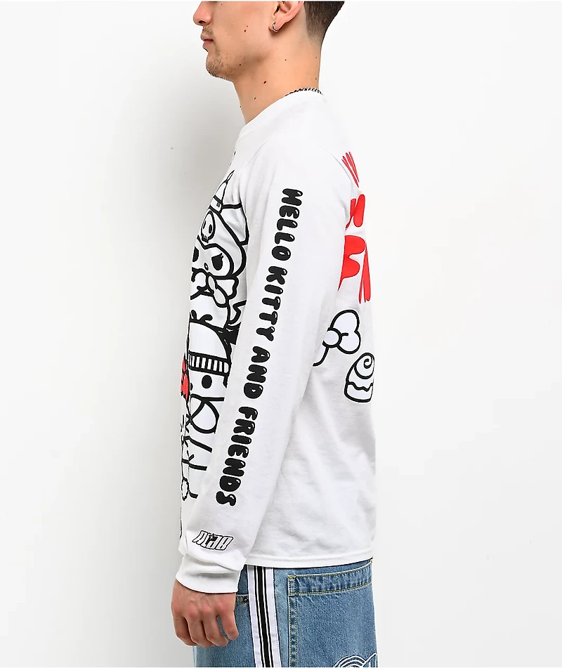 Hello Kitty® & Friends | A.LAB Puffer White Long Sleeve T-Shirt