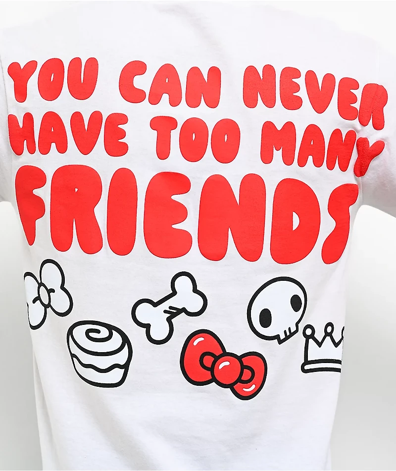 Hello Kitty® & Friends | A.LAB Puffer White Long Sleeve T-Shirt