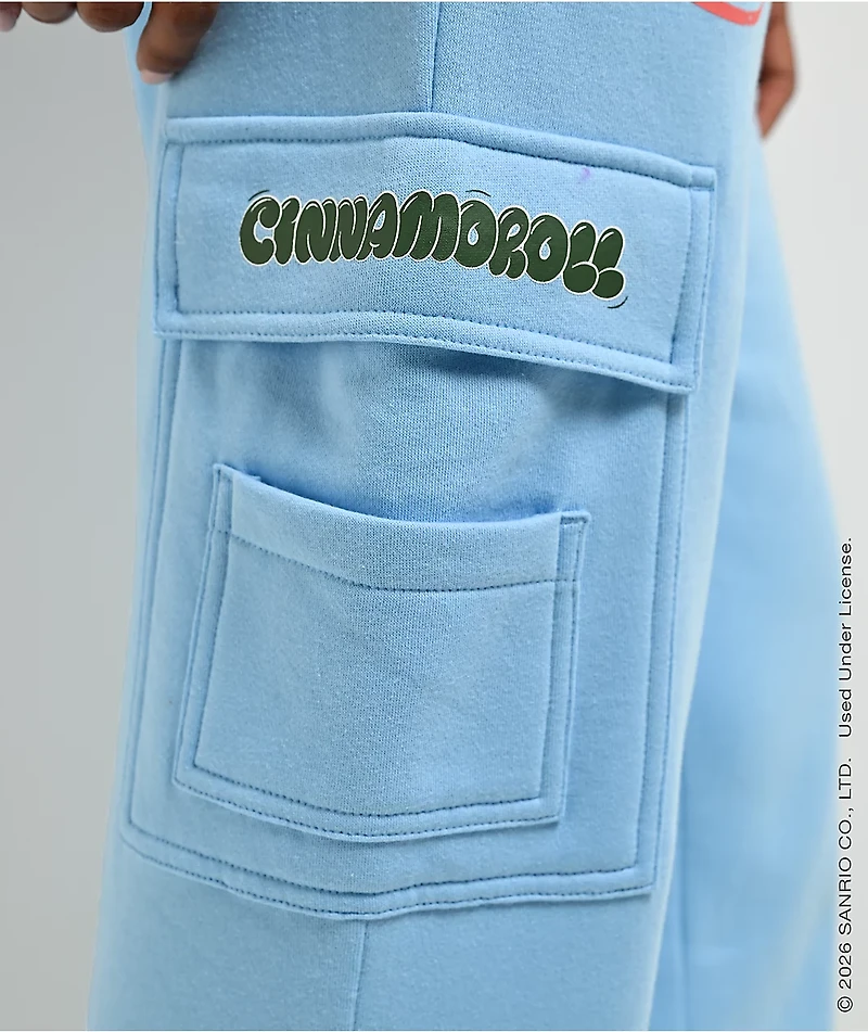 Hello Kitty® And Friends | A.LAB Cinnamoroll™ Street Graffiti Blue Cargo Sweatpants