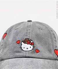 Hello Kitty® And Friends | A.LAB Hello Kitty® Cowgirl Grey Strapback Hat