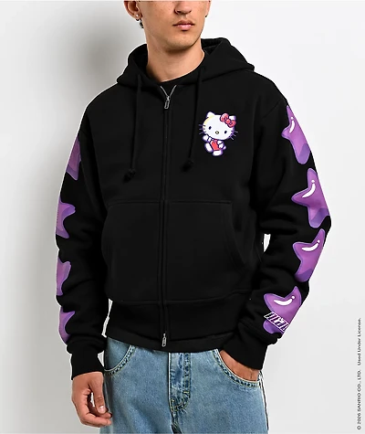 Hello Kitty® And Friends | A.LAB Hello Kitty® Tokyo Skate Black Zip Hoodie