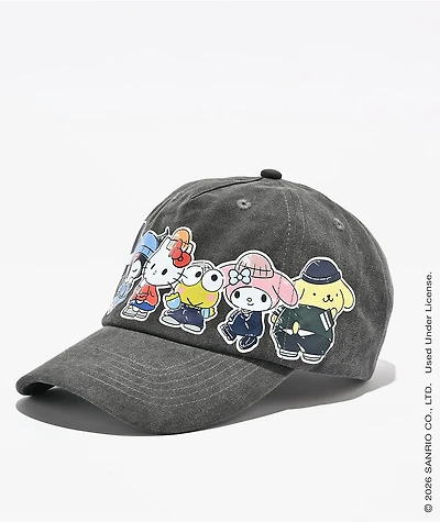 Hello Kitty® And Friends | A.LAB Hello Kitty Graffiti Vintage Black Strapback Hat