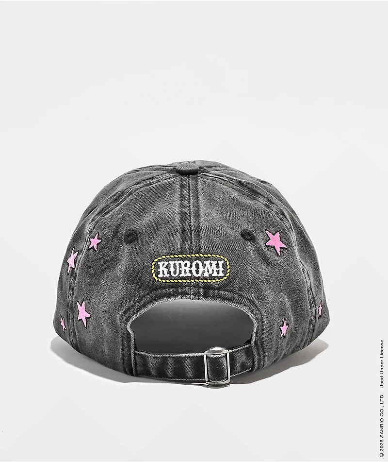 Hello Kitty® And Friends | A.LAB Kuromi™ Cowgirl Black Strapback Hat