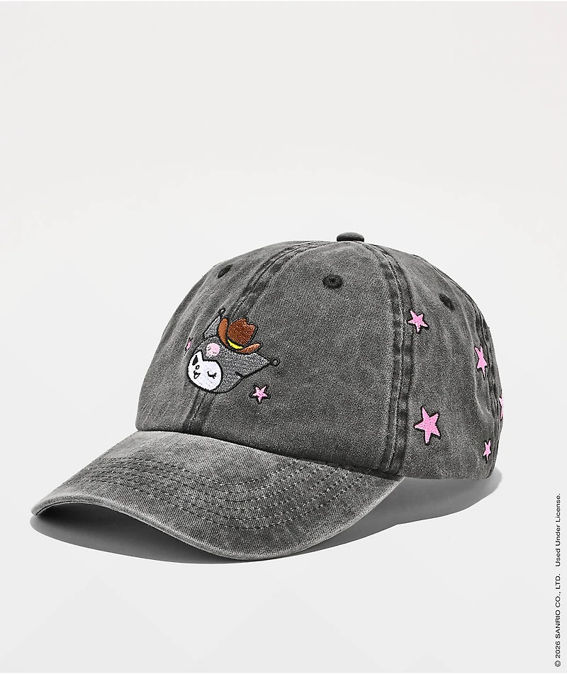 Hello Kitty® And Friends | A.LAB Kuromi™ Cowgirl Black Strapback Hat