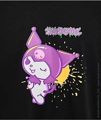 Hello Kitty® And Friends | A.LAB Kuromi™ Tokyo Skate Black & Grey 2fer Long Sleeve T-Shirt