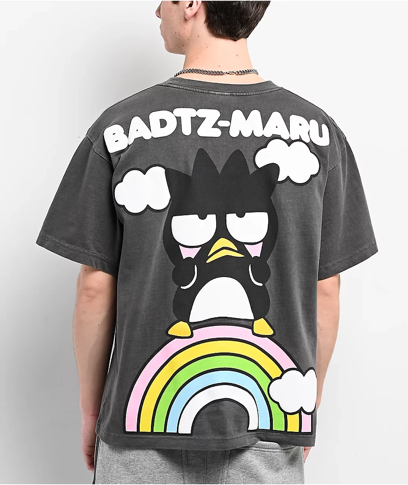 Hello Kitty® and Friends | A.LAB Badtz-maru™ Over The Rainbow Vintage Black T-Shirt