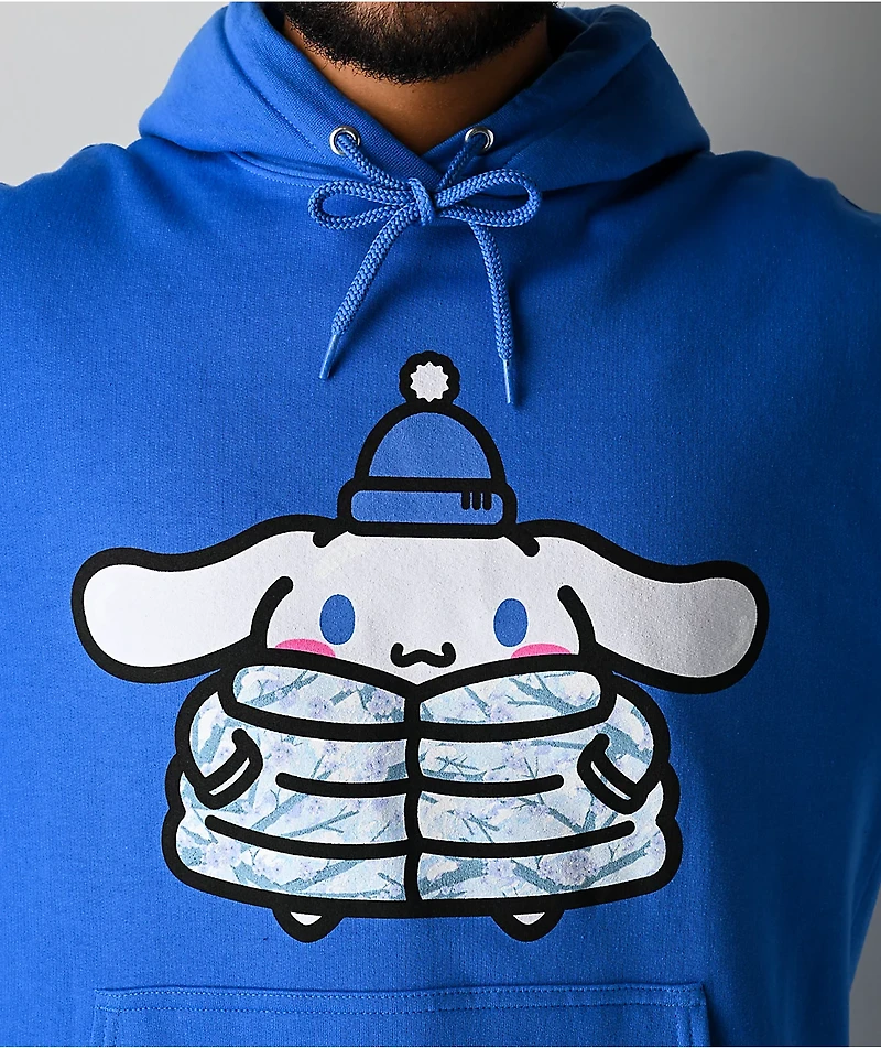Hello Kitty® and Friends | A.LAB Cinnamoroll™ Camo Puffer Blue Hoodie