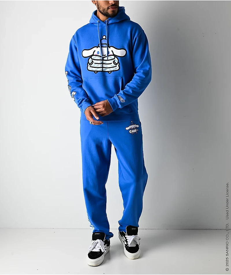 Hello Kitty® and Friends | A.LAB Cinnamoroll™ Camo Puffer Blue Sweatpants