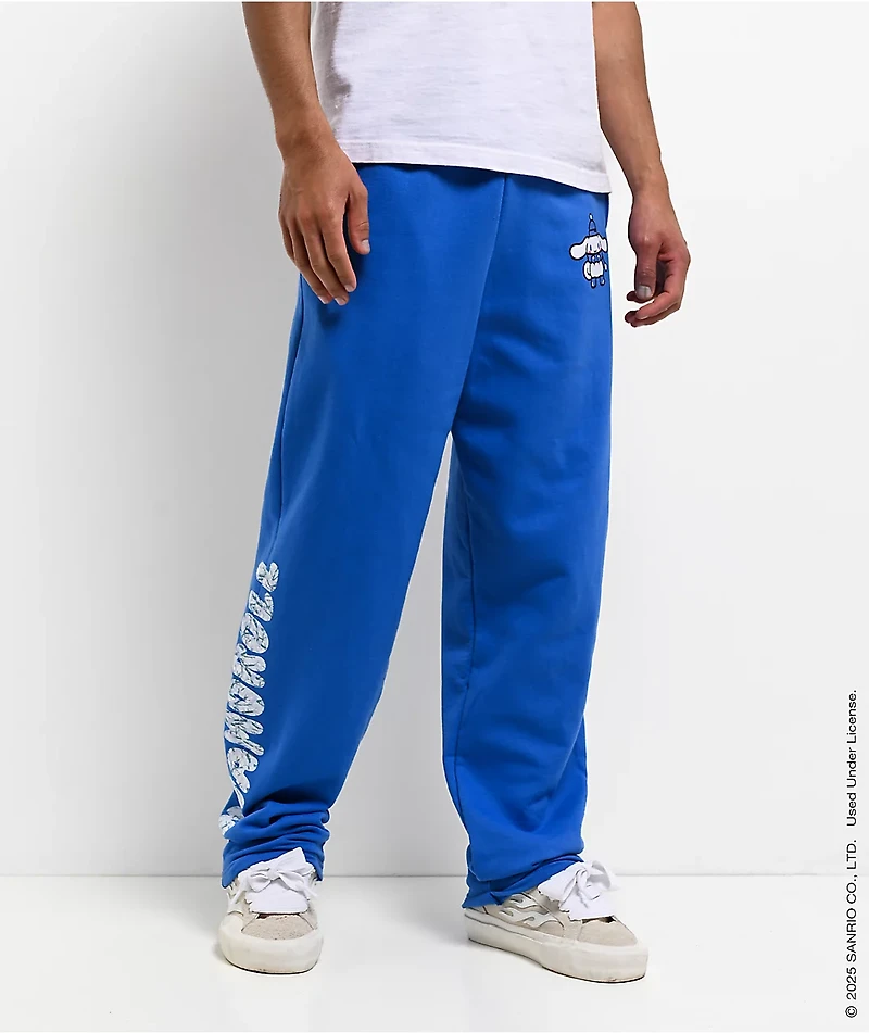 Hello Kitty® and Friends | A.LAB Cinnamoroll™ Camo Puffer Blue Sweatpants