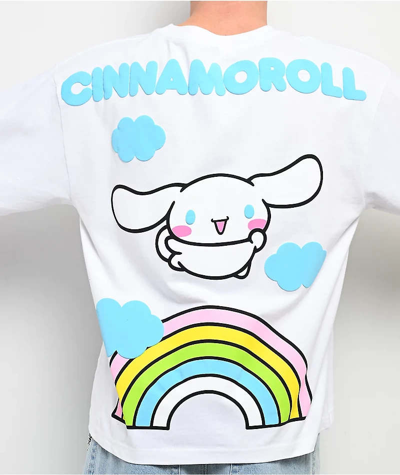 Hello Kitty® and Friends | A.LAB Cinnamoroll™ Over The Rainbow White T-Shirt